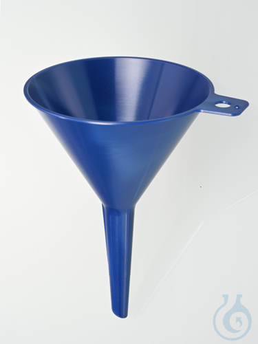 Detectable liquid funnel PS, Ø100mm, blue, sterile