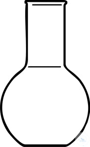Flasks flat bottom