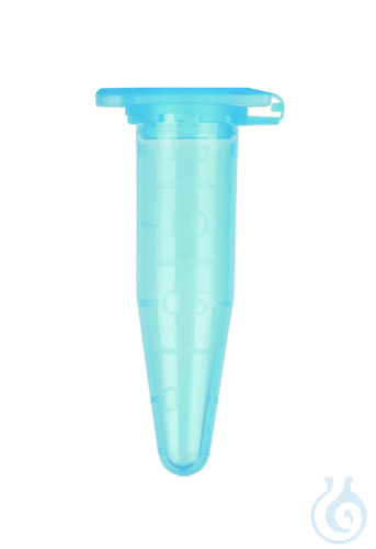 Microcentrifuge Tubes, PP, 1.5 ml, with caps, blue