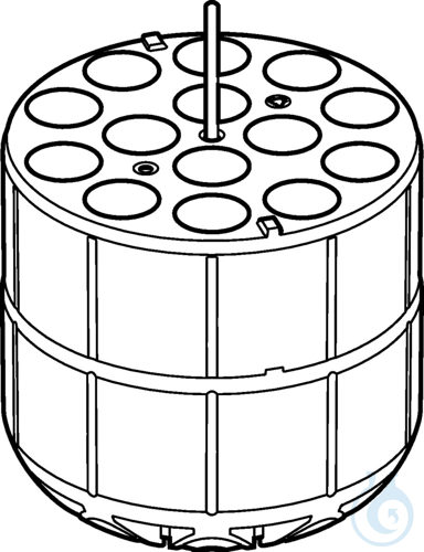 Adapter for 14 x 15 mL conical tubes (2x