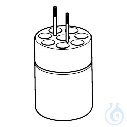 FA-6x250 adap. for Ø13mm dish-bott. ves.