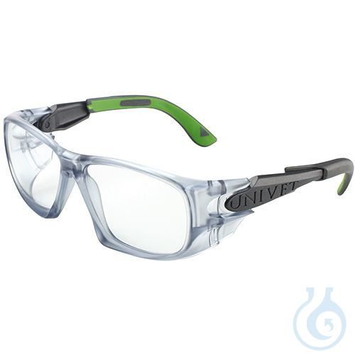 UNIVET safety glasses 5X9 -- highest flexibility due to flip-up system
