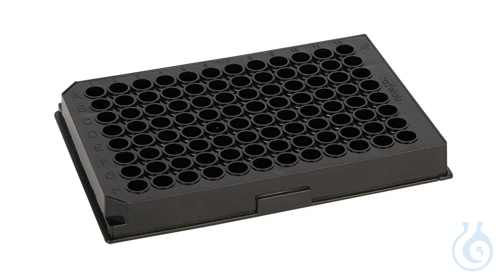 96-Well Micro Test Plates, U-bottom, 300 µl, PP, black, non-sterilized