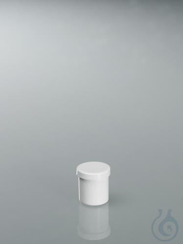 Screw cap tube, PP white, 12 ml, ØxH 25x31 mm