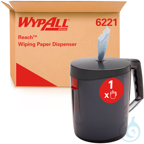 WypAll® Reach™ Centrefeed Dispenser - Schwarz Größe: 25,40 cm x 18,00 cm x 22,40