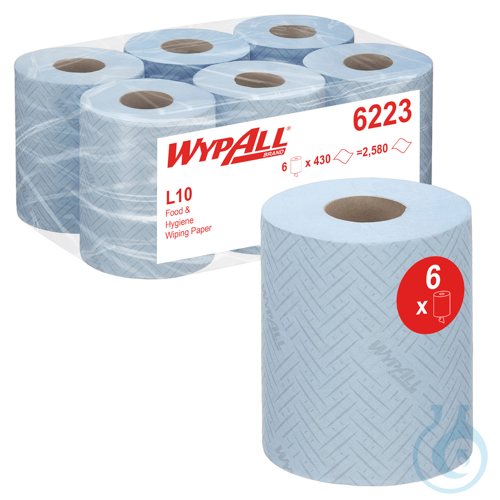 WypAll® L10 General Clean - Centrefeed for Reach™ / Blau Lagen: 1 Größe: 38,00