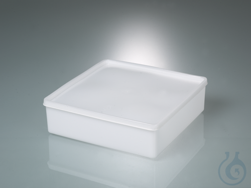 All-purpose box square, PE, 2000ml, L:208mm, w/cap