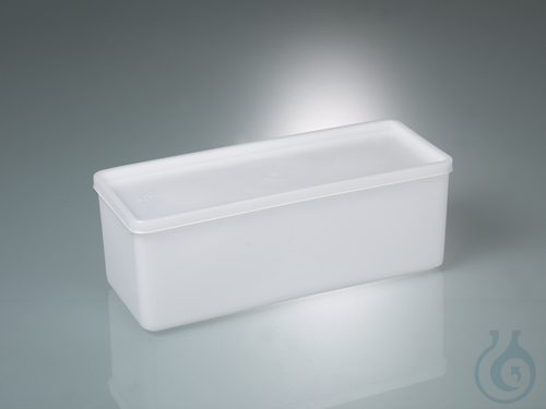 All-purpose box square, PE, 2000ml, L:255mm, w/cap