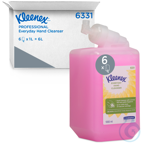 Kleenex® Normale Waschlotion - Kassette / Rosa /1 Ltr Durchmesser (Rolle/Kern):