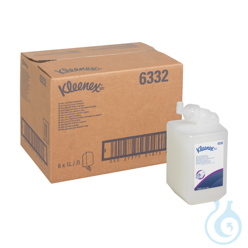 Kleenex® Haar- und Körpershampoo - Kassette / Weiß /1 Ltr Durchmesser