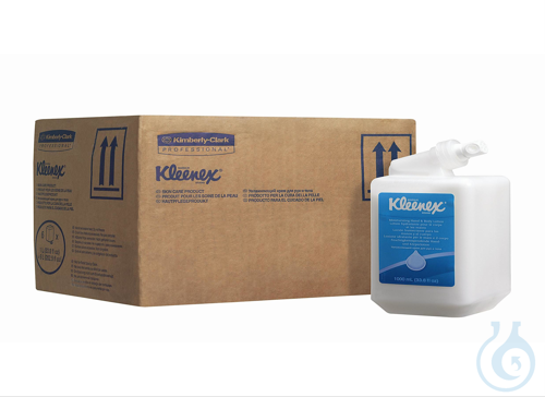 Kleenex® Feuchtigkeitsspendende Hand- und Körperlotion - Kassette / Weiß /1 l