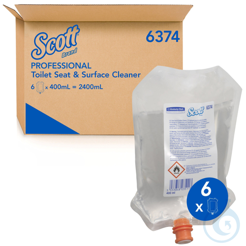 Scott® Reiniger für Toilettensitze und andere Oberflächen - Spenderbeutel /