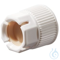 Nalgene™ Polypropylene, Spigot Closure with Polypropylene Lock Nut and