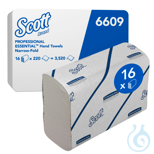 Scott® Handtücher - Narrow-Fold / Weiß Lagen: 2 Größe: 18,60 cm x 21,20 cm