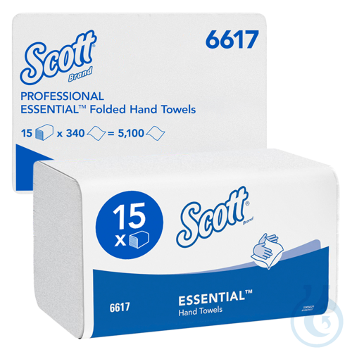Scott® ESSENTIAL™ Handtücher - Interfold / Weiß /Klein Lagen: 1 Größe: 21,20 cm