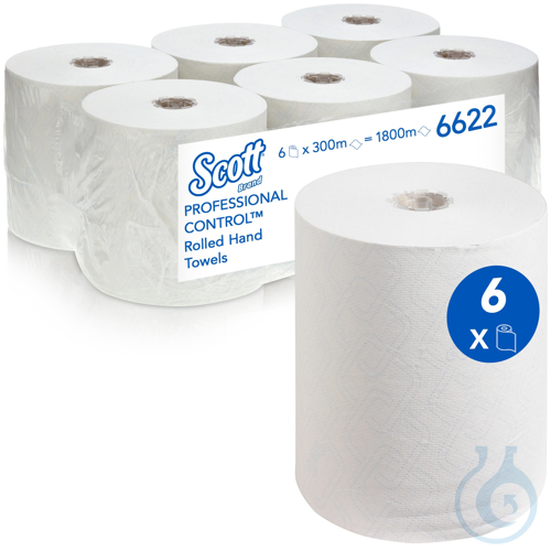 Scott® Control™ Handtücher - Rolle / Weiß Lagen: 1 Größe: 300,00 m x 19,80 cm