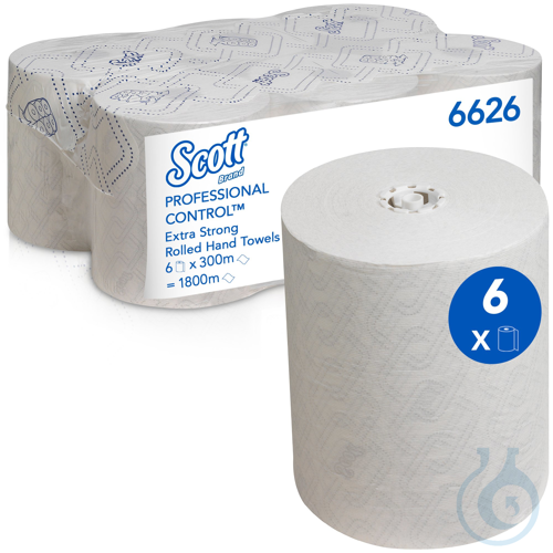 Scott® CONTROL EXTRA STRONG Handtücher - Rolle / Weiß Lagen: 1 Größe: 300,00 m x