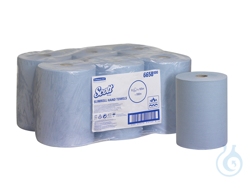 Scott® Slimroll™ Handtücher - Blau Lagen: 1 Größe: 165,00 m x 19,80 cm