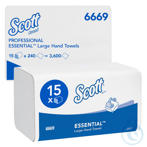 Scott® Control™ Handtücher - gefaltet / Weiß /Groß Lagen: 1 Größe: 31,80 cm x