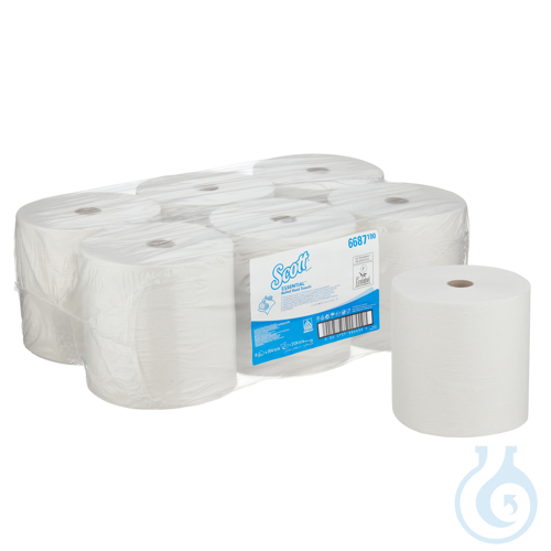 Scott® ESSENTIAL™ Handtücher - Rolle / Weiß Lagen: 1 Größe: 354,00 m x 19,80 cm
