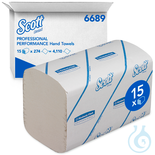 Scott® Control™ Handtücher - Interfold / Weiß /Klein Lagen: 1 Größe: 21,20 cm x