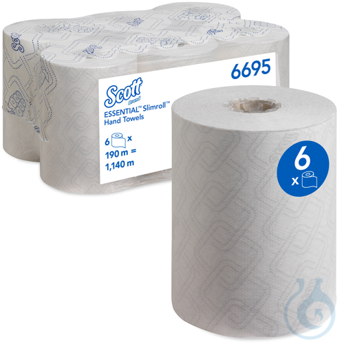 Scott® Essential™ Slimroll™ Handtücher - Rolle / Weiß Lagen: 1 Größe: 190,00 m x