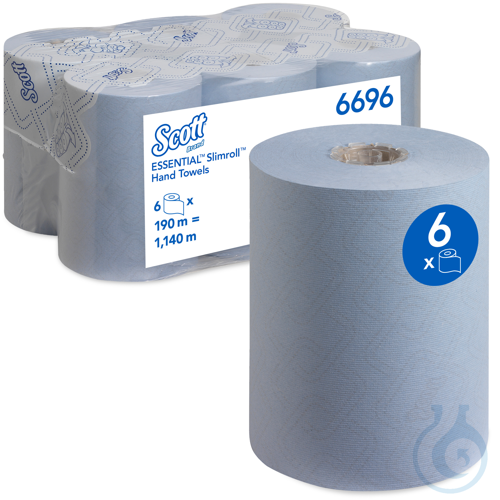 Scott® Essential™ Slimroll™ Handtücher - Rolle / Blau Lagen: 1 Größe: 190,00 m x