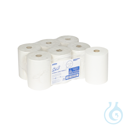 Scott® Slimroll™ Handtücher - Weiß Lagen: 1 Größe: 190,00 m x 19,80 cm