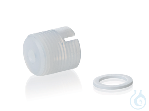 Adapter for filling valve seripettor®pro, with PTFE flat sealing