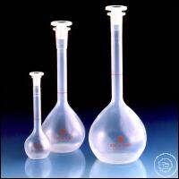 Volumetric flask, PMP, with stopper, PP, 1000 ml, NS 24/29, with ring-mark