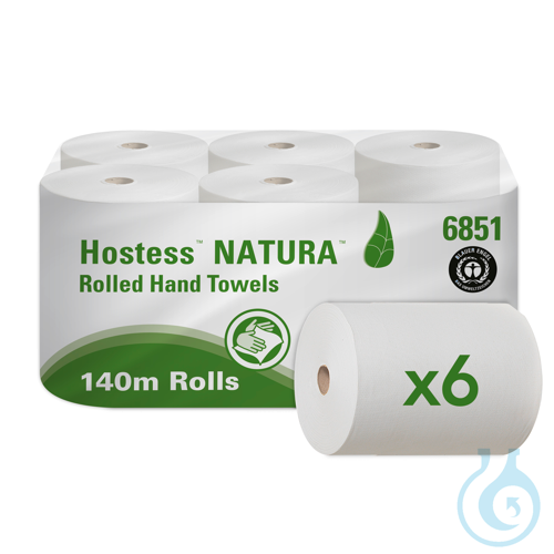 Hostess™ NATURA Rollenhandtücher - Rolle / Natur Lagen: 2 Größe: 140,00 m x