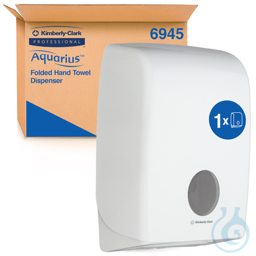 Aquarius™ Spender für gefaltete Handtücher - Interfold / Weiß Größe: 39,90 cm x