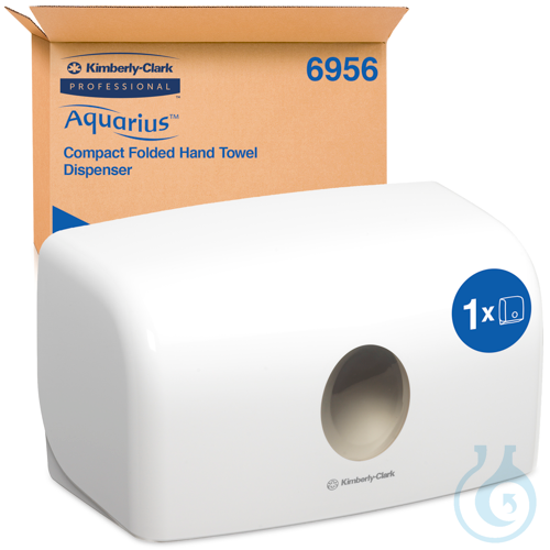 Aquarius™ Spender für gefaltete Handtücher - MultiFold / Weiß /Klein Größe: