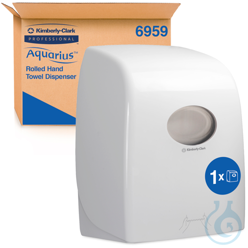 Aquarius™ Rollenhandtuchspender - Weiß Größe: 43,00 cm x 32,60 cm x 24,10 cm
