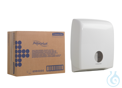 Aquarius™ Toilet Tissue Spender - Einzelblattsytem / Weiß Größe: 40,70 cm x