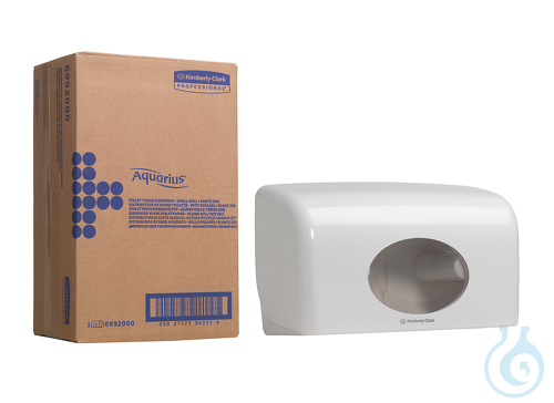 Aquarius™ Toilet Tissue Spender - Kleinrollen / Weiß Größe: 18,00 cm x 29,80 cm