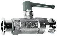 2/2-Way Ball Valve, Manual On/Off, DN 16 KF