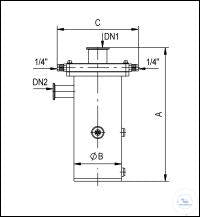 Condenser Stainless Steel SKS 40/25 - water cooling