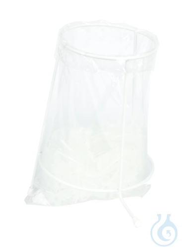 Bench-top Stand with Tilt Base, for Disposal Bags 200x300mm, height 25cm