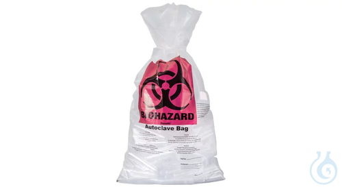 ratiolab®Disposal Bags, autoclavable, PP, BIOHAZARD, indicator patch,