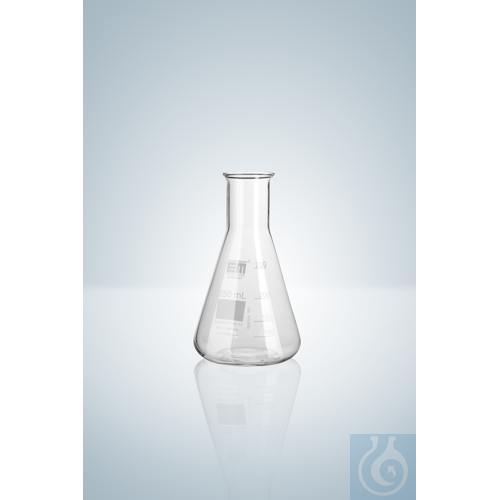 ERLENMEYER FLASK 200 ML, NARROW NECK WITH RIM