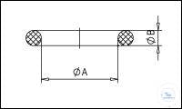 Spare O-Ring, Viton, DN 16 KF