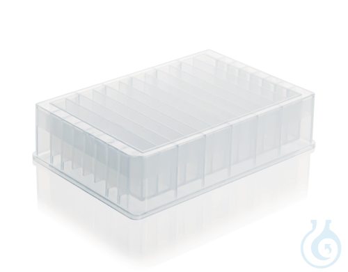 Reservoir, PP, pyramidal bottom, 12-columns, 12 ml