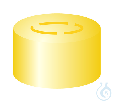 Aluminium centre tear-off cap N 13, gold, Macherey-Nagel, art. 702803