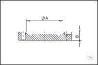 Blank-Off Flange, Fixed, Stainless Steel, DN 250 CF