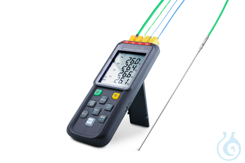 Digital thermometer type 15210, data logger 4 channel, with 2 probes type K