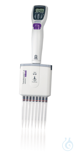 Transferpette-8 electronic DE-M, 50-1250 µl, universal AC adapter