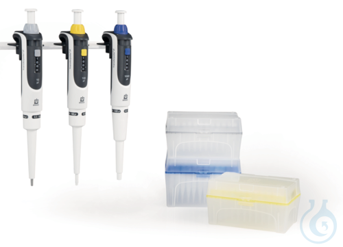 Starter-kit Micro TFP S DE-M, 3 pipettes 2,5, 10, 100 µl Variable type