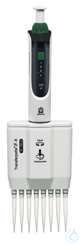 Transferpette S-8 Variable DE-M, 30 -300 µl, with accessory