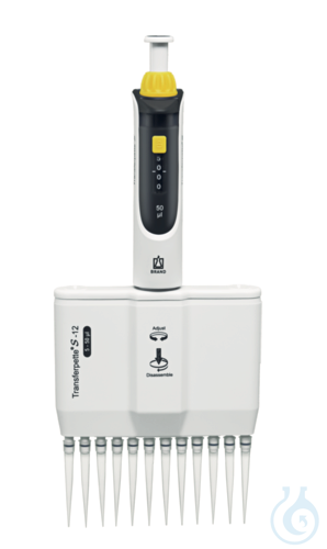 Transferpette S-12 Digital DE-M, 5 - 50 µl, with accessory